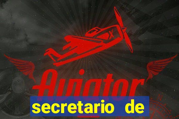 secretario de esporte salario